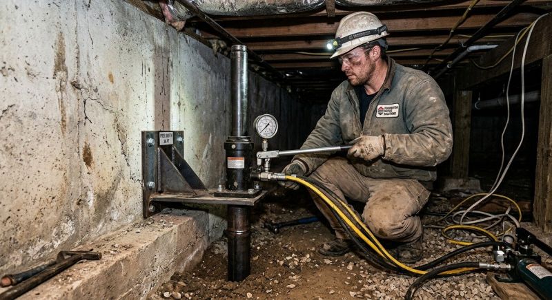 Concrete Foundation Leveling